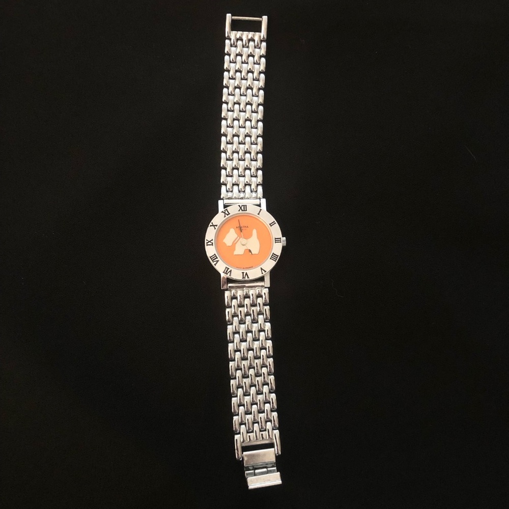 Agatha Scottie Dog Watch Orange Face